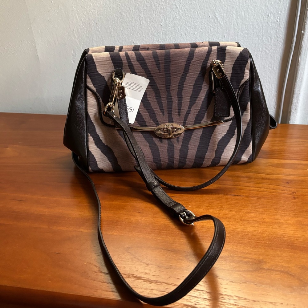 Coach Zebra Stripe Bag
